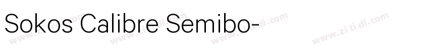 Sokos Calibre Semibo字体转换